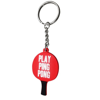 Chaîne principale en caoutchouc faite sur commande Ping Pong Paddle Table Tennis Shape de PVC