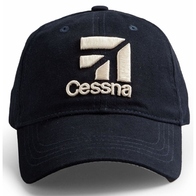 Cessna style de baseball brodé Cap logo avec performance de sweatband en coton
