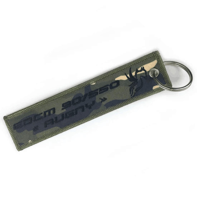 Camouflage Des porte-clés brodés en nylon pour la reconnaissance des employés