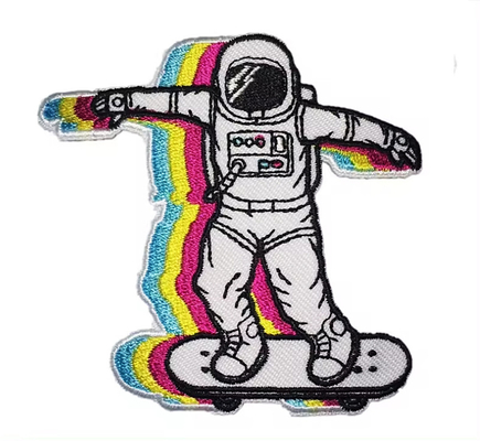 Transfert de chaleur patch fer sur les vêtements de broderie patch logo personnalisé concepteur de presse patches de broderie