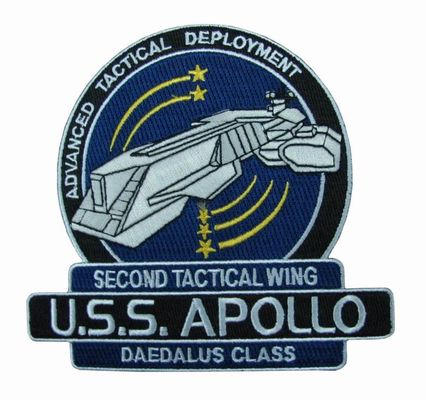 Correction 10C d'USS Apollo Polyester Background Uniform Embroidered