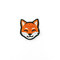 Petit fer animal mignon de Fox sur la correction d'insigne brodée par frontière de Merrow de corrections