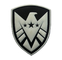 Marvel Avengers Shield Logo Militaire Tactique PVC Patch Vêtements Accessoire Velcro Support