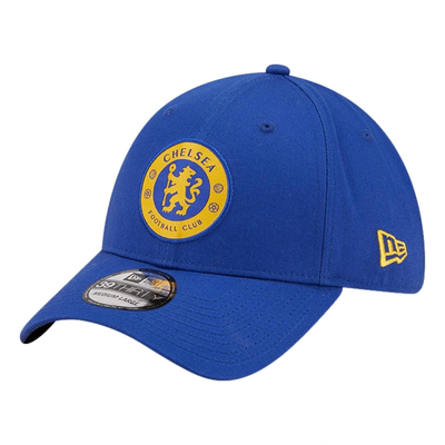 Couleur bleue bordée de logo avec bord pré-courbé Chelsea Football Club 9FORTY Marbled Baseball Cap
