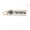 Toyota porte-clés personnalisé bordure double face cadeau de voiture logo personnalisé bordure porte-clés