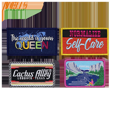 Numéro de modèle PA-002-1 Iron On Embroidery Patch Expédition mondiale