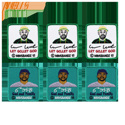 Emblème de broderie de conception personnalisée pour chapeau de baseball OEM ODM