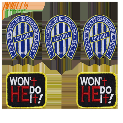 Patch de broderie sur fer personnalisé pour la décoration et la marque de vêtements