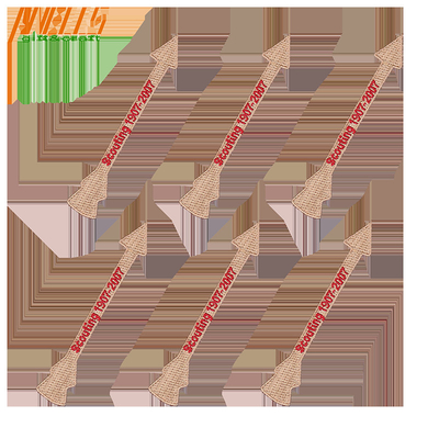 Des patchs de broderie personnalisés en fer sur bordure et conception personnalisées
