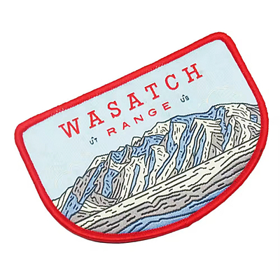Des patchs tissés personnalisés en fer pour les sacs à vêtements / accessoires