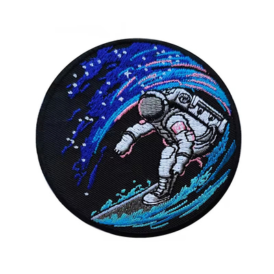 Transfert de chaleur patch fer sur les vêtements de broderie patch logo personnalisé concepteur de presse patches de broderie