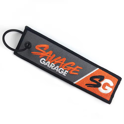 Fabrique de tissus brodés sur mesure porte-clés porte-bagages porte-clés porte-clés