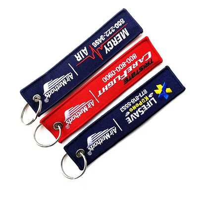 Directement de l'usine personnalisé cadeau promotionnel logo broderie porte-clés