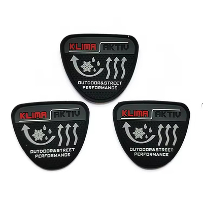 Logo personnalisé 3D PVC Patches Vêtements Vêtements en relief Créer un design Patches en silicone Chapeaux militaires