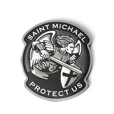 Logo personnalisé 3D PVC Patches Vêtements Vêtements en relief Créer un design Patches en silicone Chapeaux militaires