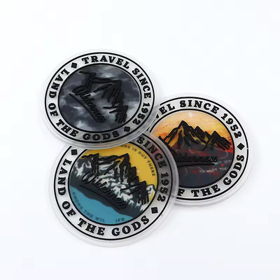 Logo personnalisé 3D PVC Patches Vêtements Vêtements en relief Créer un design Patches en silicone Chapeaux militaires