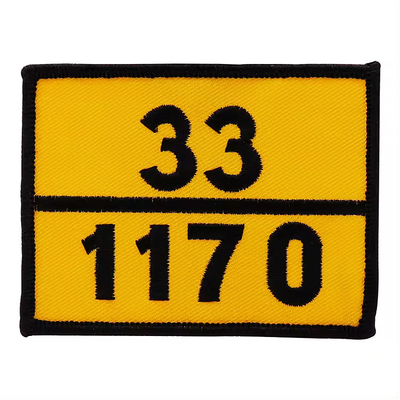 Emballage et expédition en vrac Badges brodés personnalisables pour vêtements 100 pièces par sac