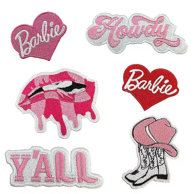 Logo brodé/imprimé Patchs de broderie personnalisés en fer sur les accessoires personnalisés
