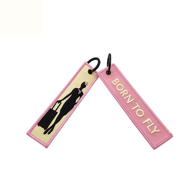 Conception du logo de broderie 130*30mm personnalisable pour les besoins de marque d'entreprise