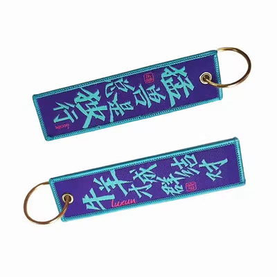 Des porte-clés personnalisés personnalisés avec une bague