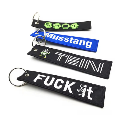 Porte-clés artisanaux tissés à la main avec personnalisation