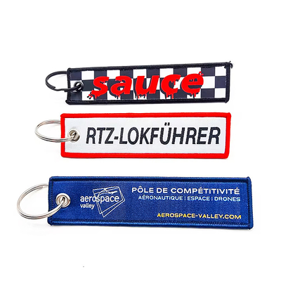 Porte-clés artisanaux tissés à la main avec personnalisation