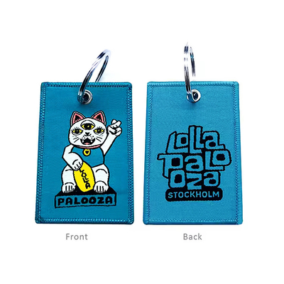 Cadeaux Rings à clé polyester tissés à la main avec disponibilité personnalisée