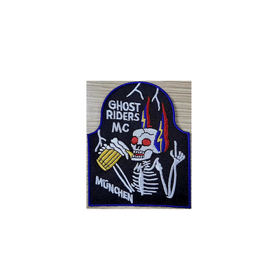 Expédition rapide Patch de broderie en tissu rond pour la promotion cadeau design personnalisable
