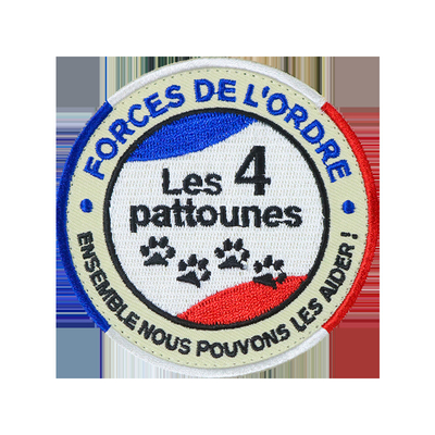 Logo personnalisé Emblèmes de broderie Emblème de marque de broderie pour vêtements