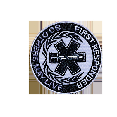 Fer sur les vêtements patchs personnalisés étiquette patch de broderie en relief