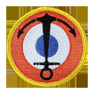 Emblème de logo tissé brodé avec crochet pour chapeaux et vêtements personnalisés
