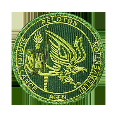 Logo personnalisé avec support de patch tissé pour les vêtements