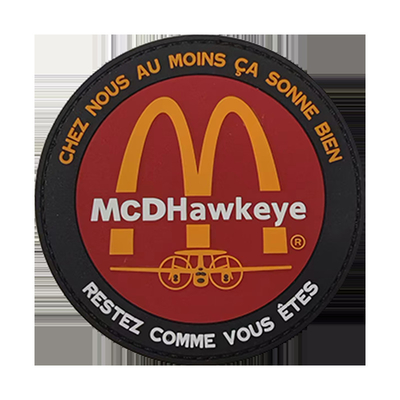 Logo personnalisé Fer sur vêtement PVC patches Patches de vêtements durables