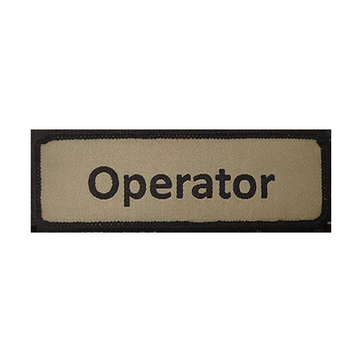 Chapeau de designer de luxe Vêtements tissés Patch Adhésif Badge Tactique Patches Logo personnalisé Patch