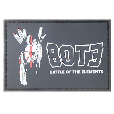 Nom personnalisé Logo PVC patchs de fer sur l'étiquette de vêtement Parfait pour les chapeaux militaires de l'armée
