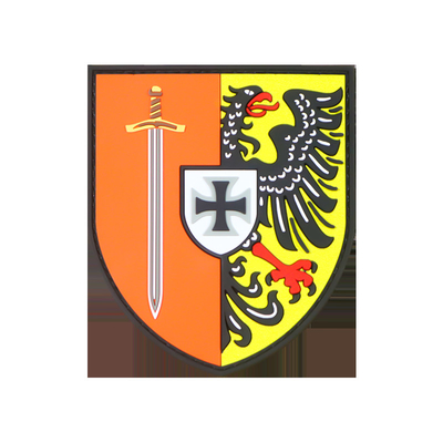 Patch en caoutchouc en PVC en relief Logo personnalisé 4 mm Épaisseur étiquette en caoutchouc 3D de transfert de chaleur