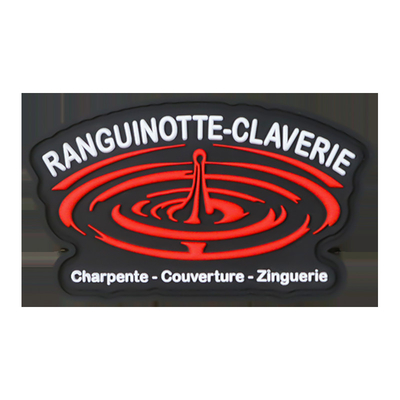 Patch en caoutchouc en PVC en relief Logo personnalisé 4 mm Épaisseur étiquette en caoutchouc 3D de transfert de chaleur