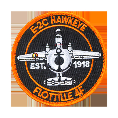 Logo personnalisé Fer sur patchs Full Embroidery Patches pour les vêtements