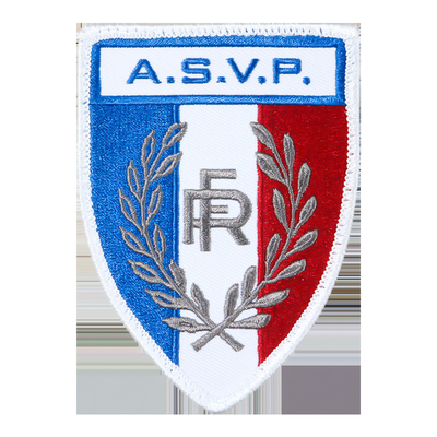 Logo personnalisé Fer sur patchs Full Embroidery Patches pour les vêtements
