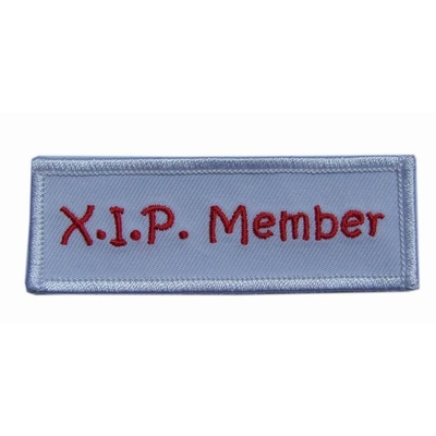 Fer sur des sports drôles brodés des VIDÉOS XVIDEOS de Logo Patches Twill Felt X