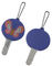 Collier à chaînes principal de relief un/logo 8C les deux de perle de PVC de couleur de PMS côtés