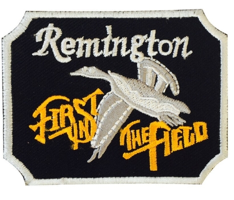 Remington Fire Arms Embroidery Iron sur l'insigne de correction pour des vêtements 9x6cm