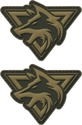 WYNEX Moral Patch Of Wolf Eco - Amical Des Chapeaux militaires de l' armée Avec le patch de PVC moral