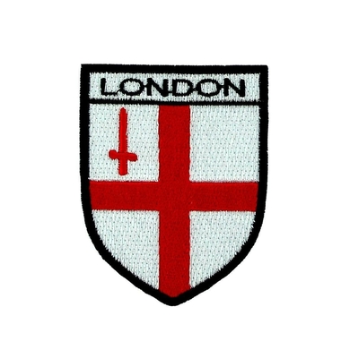 Le drapeau BRITANNIQUE de bouclier de l'Angleterre a brodé le fer de corrections sur des insignes de tissu pour des bras de manteau