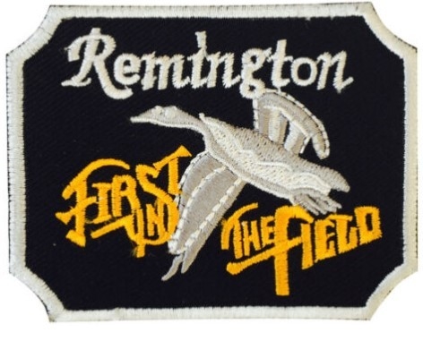 Correction de broderie de Remington Fire Arms Iron On pour des vêtements 9x6cm