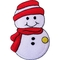 Patch brodé personnalisé de bonhomme de neige de Noël fer/coudre sur l'insigne d'applique de Noël de décoration