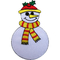 Patch brodé personnalisé de bonhomme de neige de Noël fer/coudre sur l'insigne d'applique de Noël de décoration