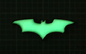 Fait sur commande la couleur en caoutchouc de Pantone de qualité de moral de corrections de PVC de Batman GID de nuit foncée