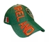 Bill3-D Chapeau de baseball brodé réglable Mexique Lettres du pays Emblème vert avec rouge