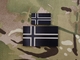 Broderie 100% de tissu de Cordra de sergé de couleur de Pantone de correction du drapeau IR de la Norvège